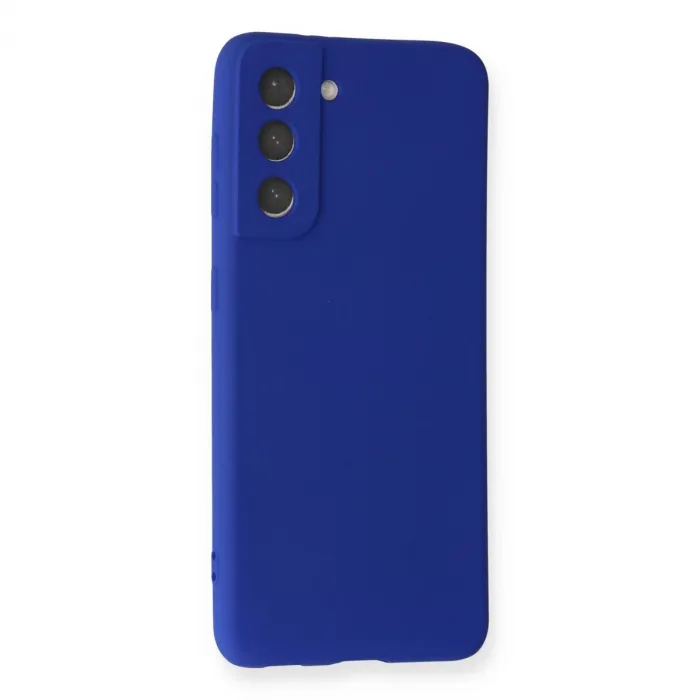 Samsung Galaxy S21 Fe Kılıf First Silikon - Lacivert