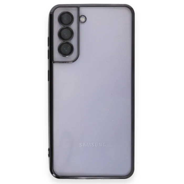 Samsung Galaxy S21 Fe Kılıf Razer Lensli Silikon - Siyah