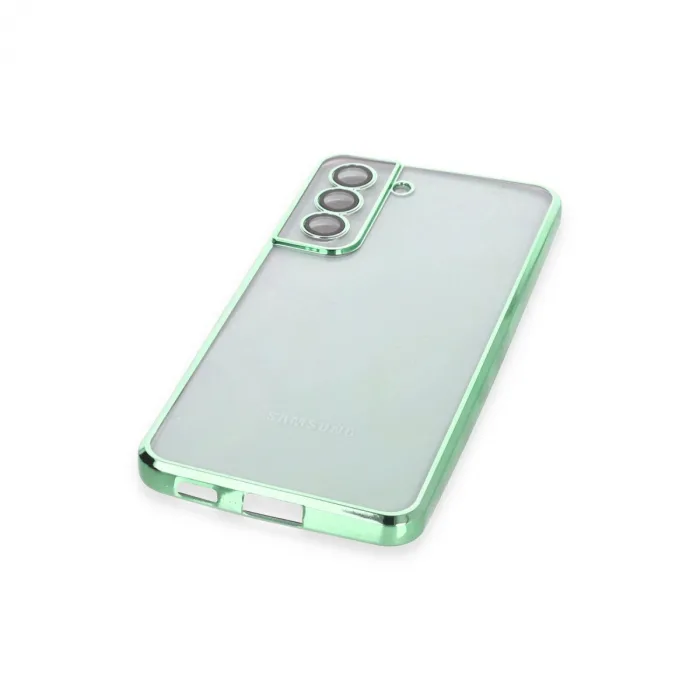 Samsung Galaxy S21 Fe Kılıf Razer Lensli Silikon - Yeşil