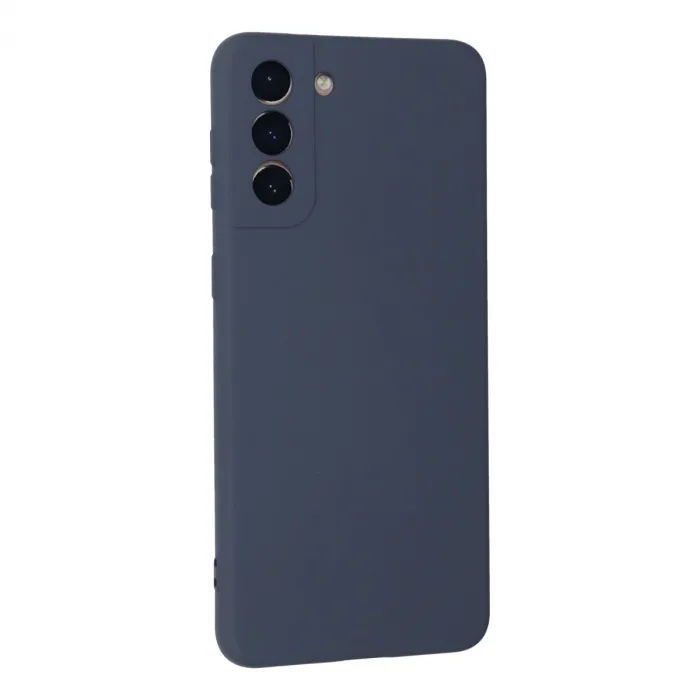 Samsung Galaxy S21 Plus Kılıf Nano İçi Kadife Silikon - Gri