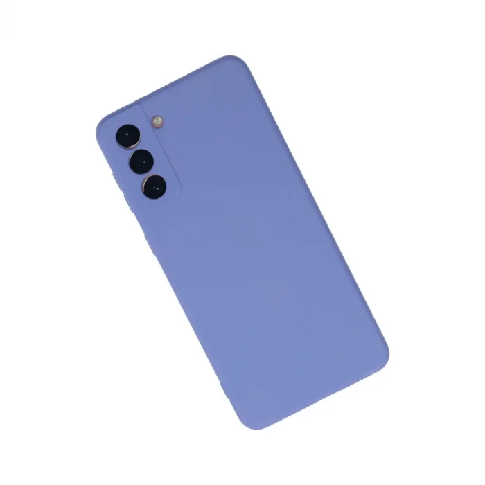 Samsung Galaxy S21 Plus Kılıf Nano İçi Kadife Silikon - Lila