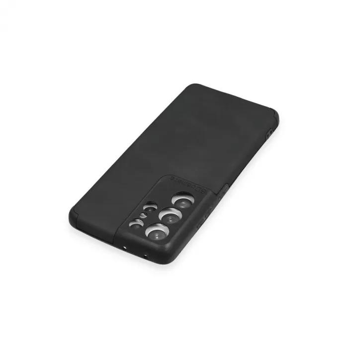 Samsung Galaxy S21 Ultra Kılıf Loop Deri Silikon - Siyah