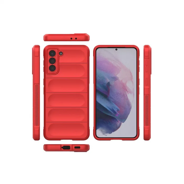 Samsung Galaxy S22 Plus Kılıf Optimum Silikon - Kırmızı