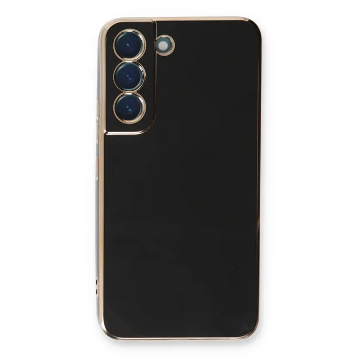 Samsung Galaxy S22 Plus Kılıf Volet Silikon - Siyah