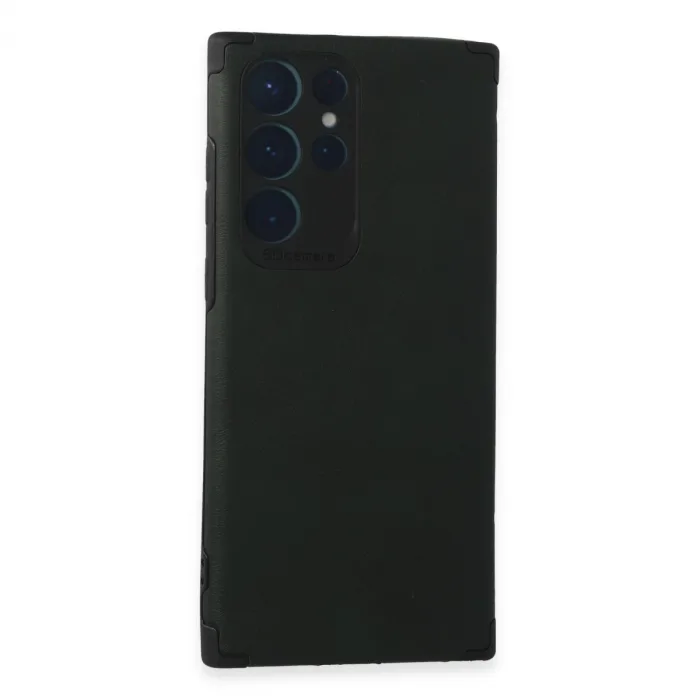 Samsung Galaxy S22 Ultra Kılıf Loop Deri Silikon - Yeşil