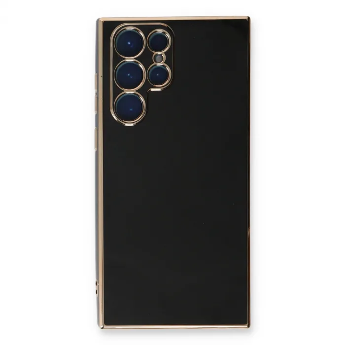 Samsung Galaxy S22 Ultra Kılıf Volet Silikon - Siyah