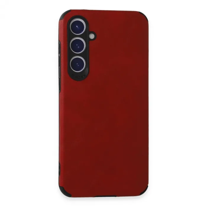 Samsung Galaxy S23 Fe Kılıf Loop Deri Silikon - Kırmızı