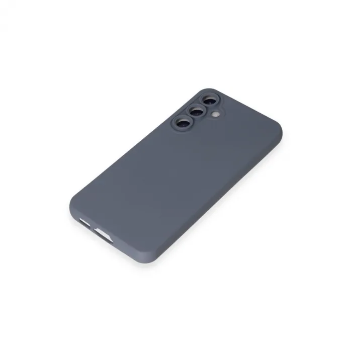 Samsung Galaxy S23 Fe Kılıf Nano İçi Kadife Silikon - Gri