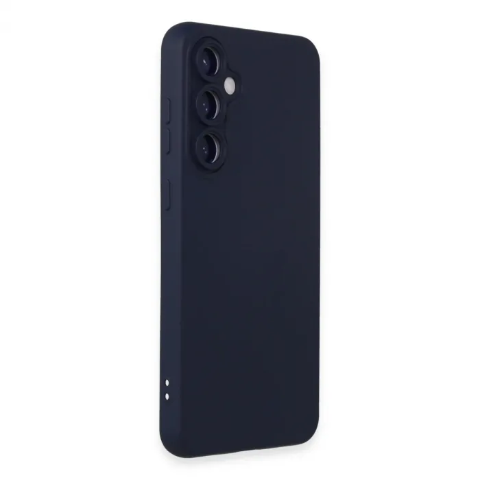 Samsung Galaxy S23 Fe Kılıf Nano İçi Kadife Silikon - Lacivert