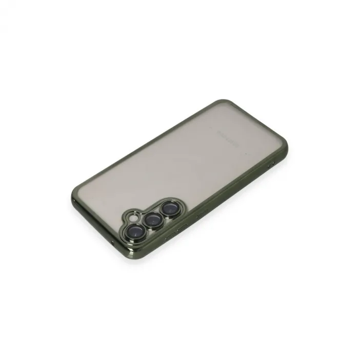 Samsung Galaxy S23 Fe Kılıf Razer Lensli Silikon - Yeşil