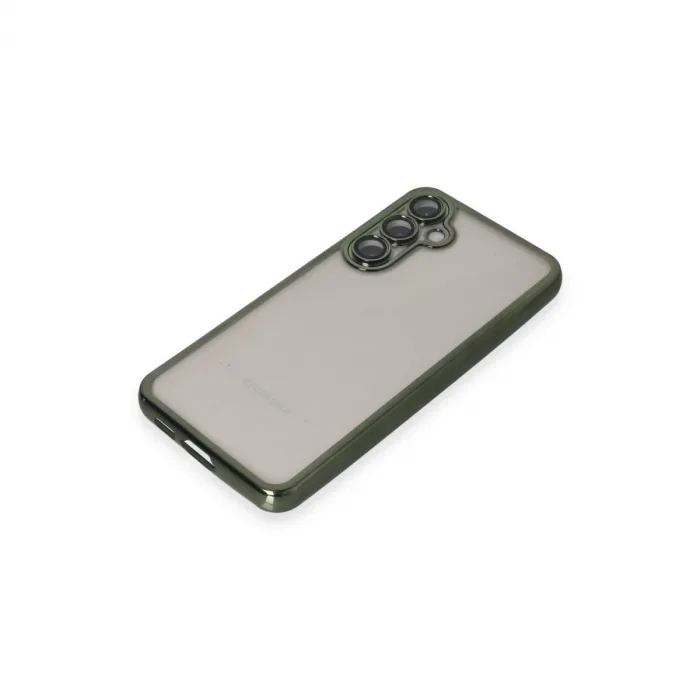 Samsung Galaxy S23 Fe Kılıf Razer Lensli Silikon - Yeşil