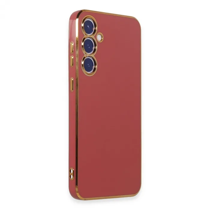 Samsung Galaxy S23 Fe Kılıf Volet Silikon - Kırmızı