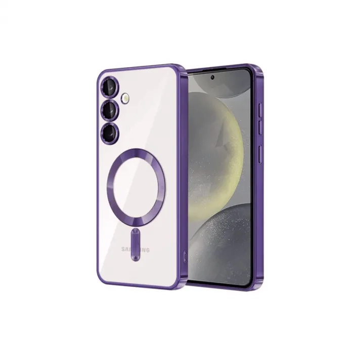 Samsung Galaxy S23 Kılıf Kross Magneticsafe Kapak - Mor