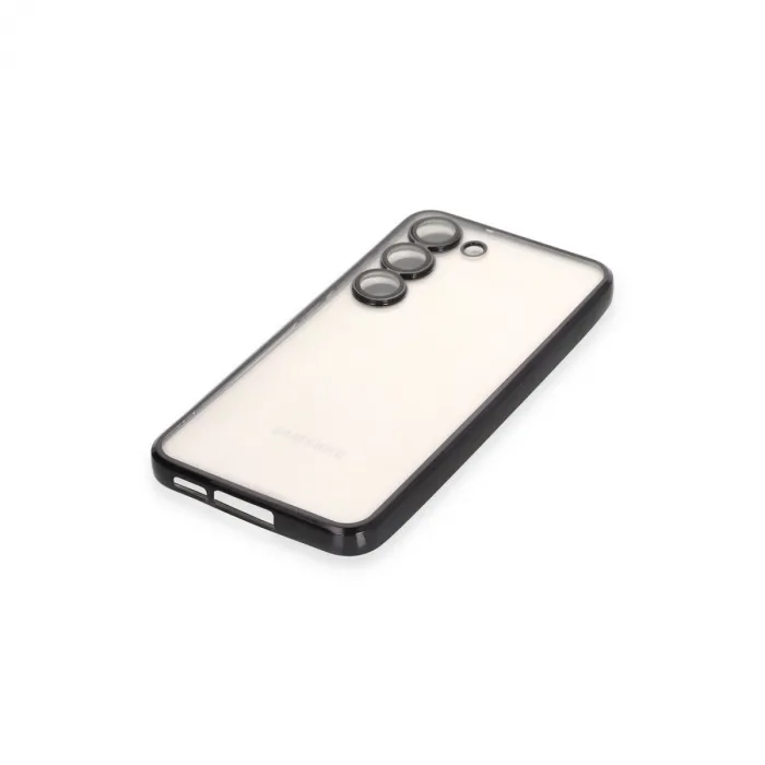 Samsung Galaxy S23 Kılıf Razer Lensli Silikon - Siyah