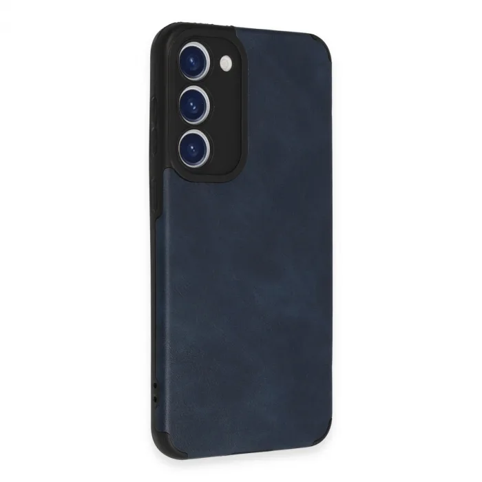 Samsung Galaxy S23 Plus Kılıf Loop Deri Silikon - Lacivert