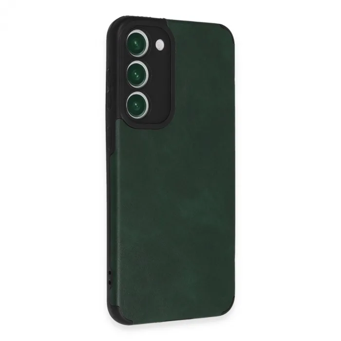 Samsung Galaxy S23 Plus Kılıf Loop Deri Silikon - Yeşil