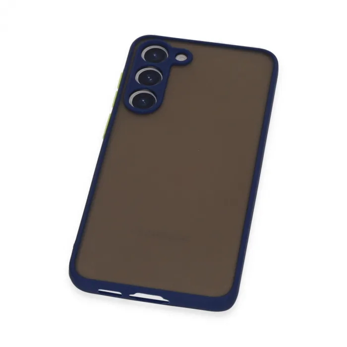 Samsung Galaxy S23 Plus Kılıf Montreal Silikon Kapak - Lacivert