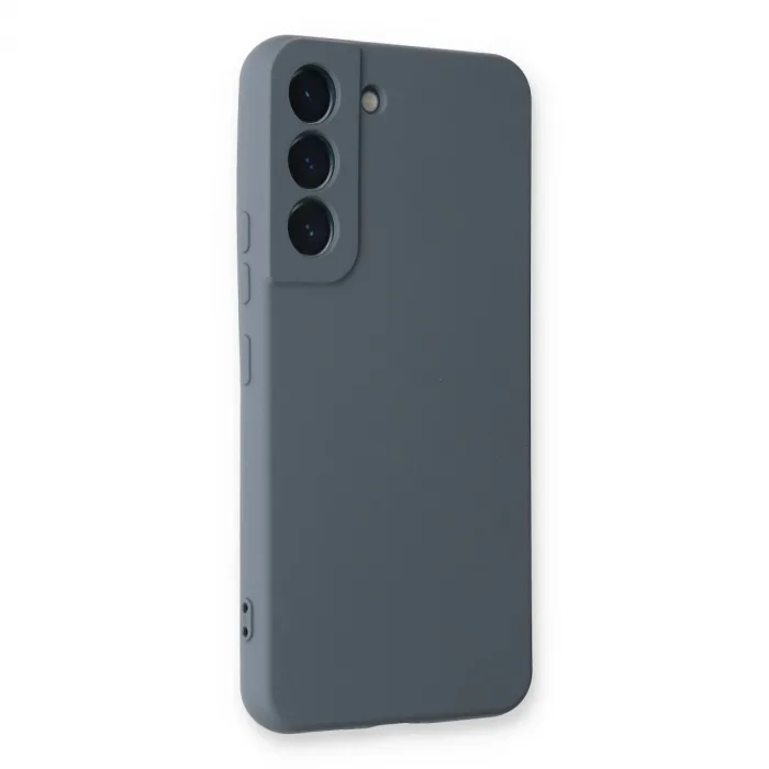 Samsung Galaxy S23 Plus Kılıf Nano İçi Kadife Silikon - Gri