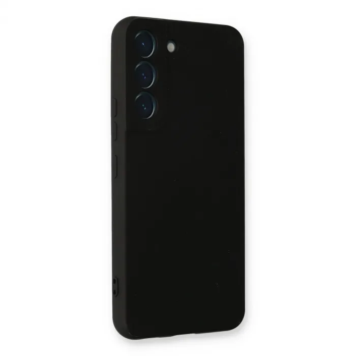 Samsung Galaxy S23 Plus Kılıf Nano İçi Kadife Silikon - Siyah