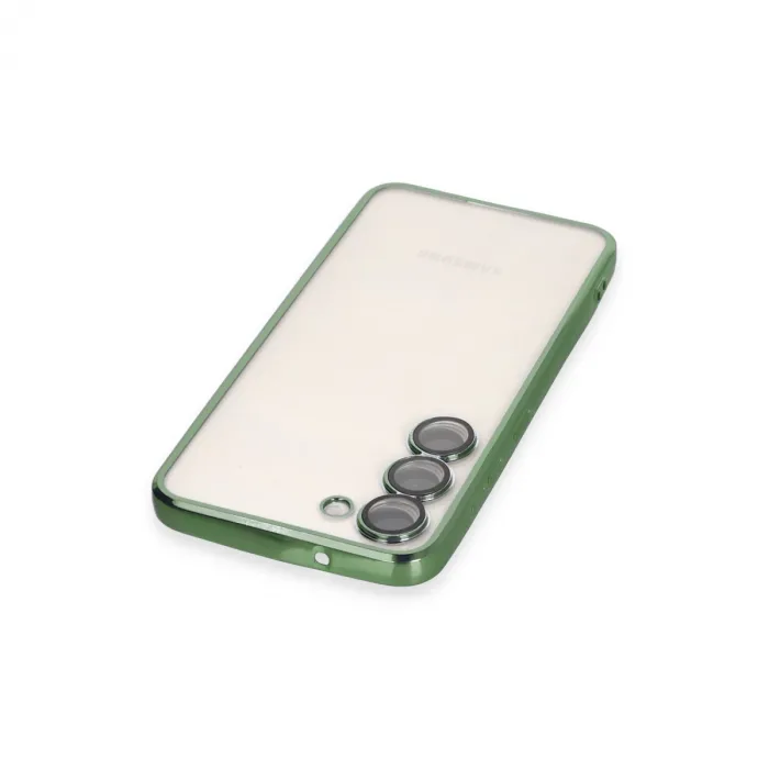 Samsung Galaxy S23 Plus Kılıf Razer Lensli Silikon - Yeşil