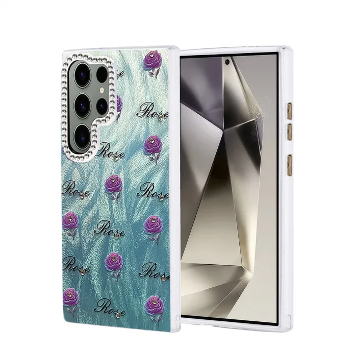 Samsung Galaxy S23 Ultra Kılıf Blade Aynalı Desenli Kapak - Desen 9