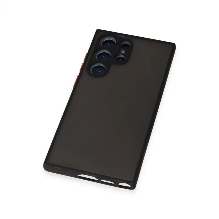 Samsung Galaxy S23 Ultra Kılıf Montreal Silikon Kapak - Siyah