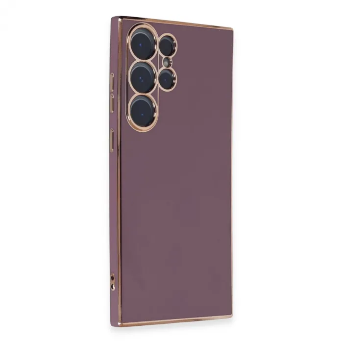 Samsung Galaxy S23 Ultra Kılıf Volet Silikon - Mor