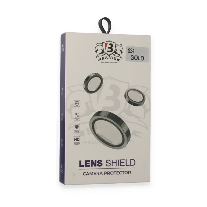 Samsung Galaxy S24 Bilvis Titan Kamera Lens - Gold