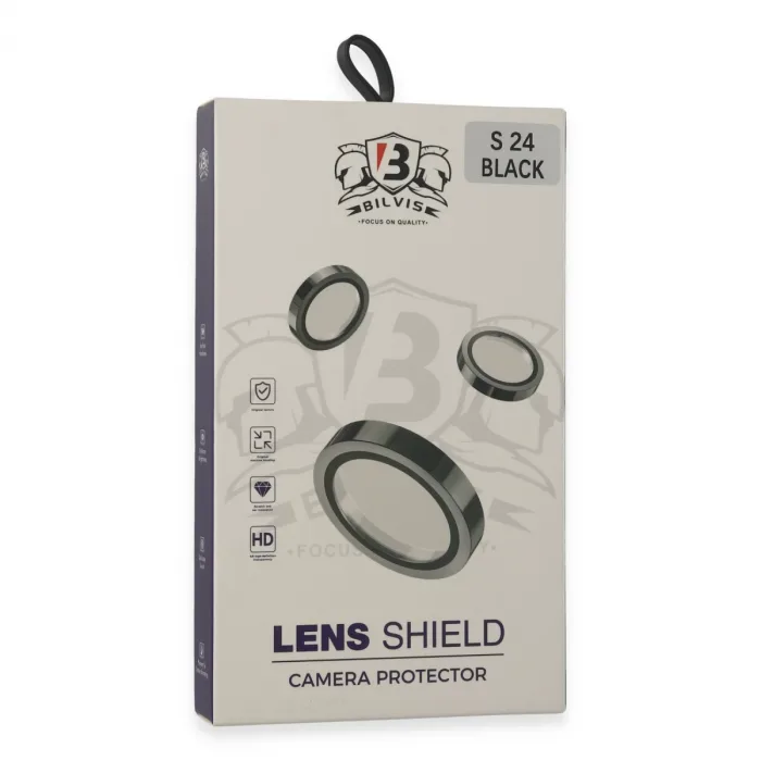 Samsung Galaxy S24 Bilvis Titan Kamera Lens - Siyah
