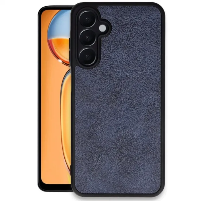 Samsung Galaxy S24 Fe Kılıf Aras Deri Kapak - Lacivert