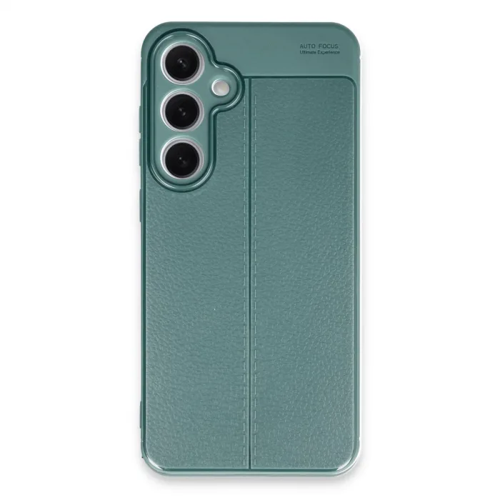 Samsung Galaxy S24 Fe Kılıf Auto Focus Kapak - Koyu Yeşil