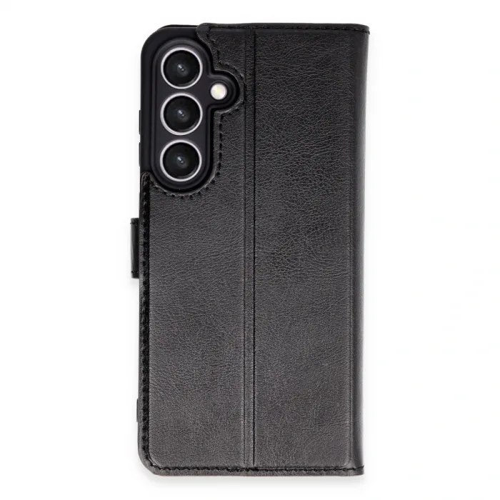 Samsung Galaxy S24 Fe Kılıf Trend S Plus Kapaklı Kılıf - Siyah