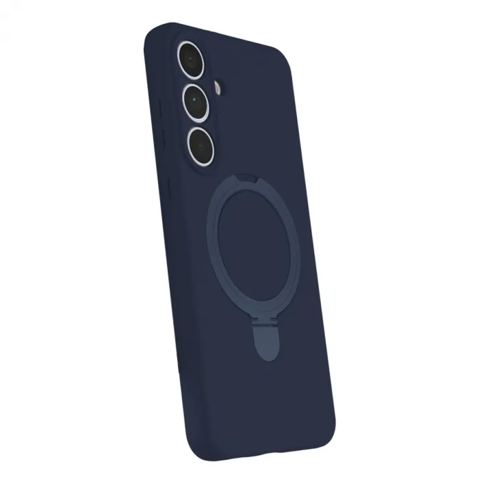 Samsung Galaxy S24 Fe Regal Magsafe Standlı Kapak - Lacivert