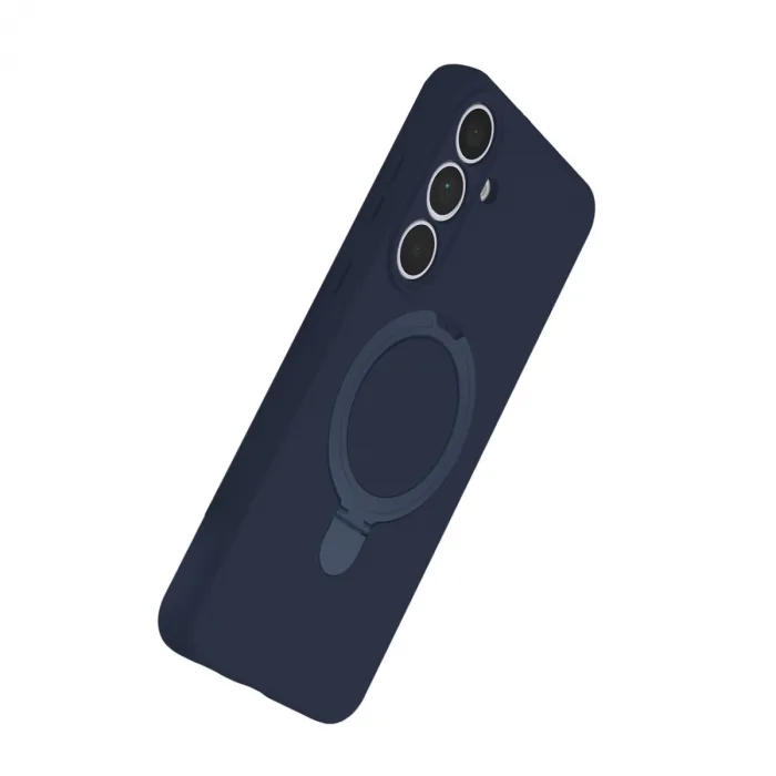 Samsung Galaxy S24 Fe Regal Magsafe Standlı Kapak - Lacivert