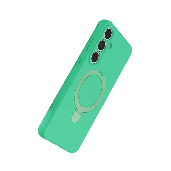 Samsung Galaxy S24 Fe Regal Magsafe Standlı Kapak - Yeşil