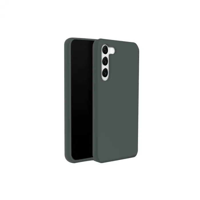 Samsung Galaxy S24 Plus Kılıf First Silikon - Koyu Yeşil