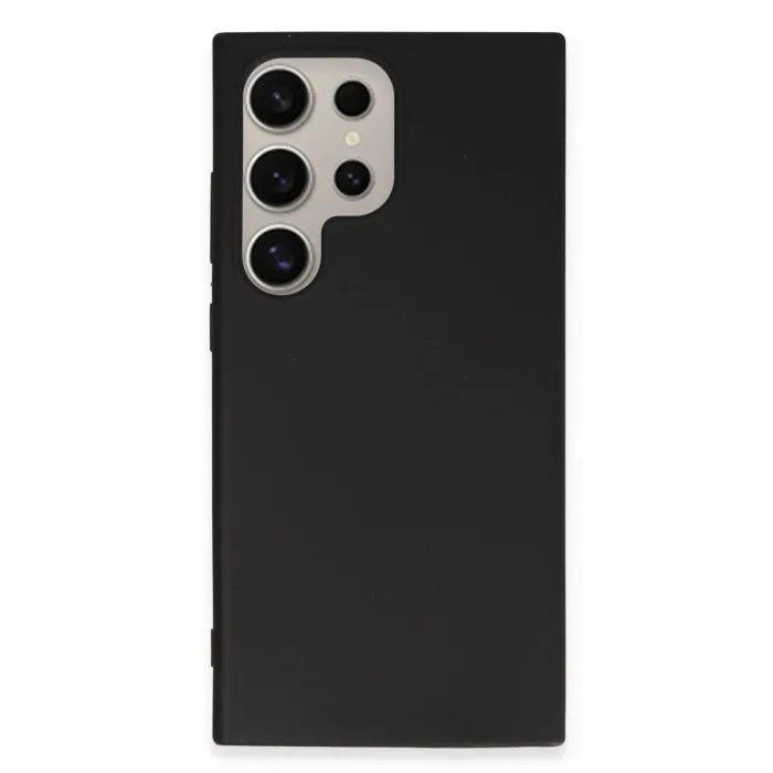 Samsung Galaxy S24 Ultra Kılıf First Silikon - Siyah