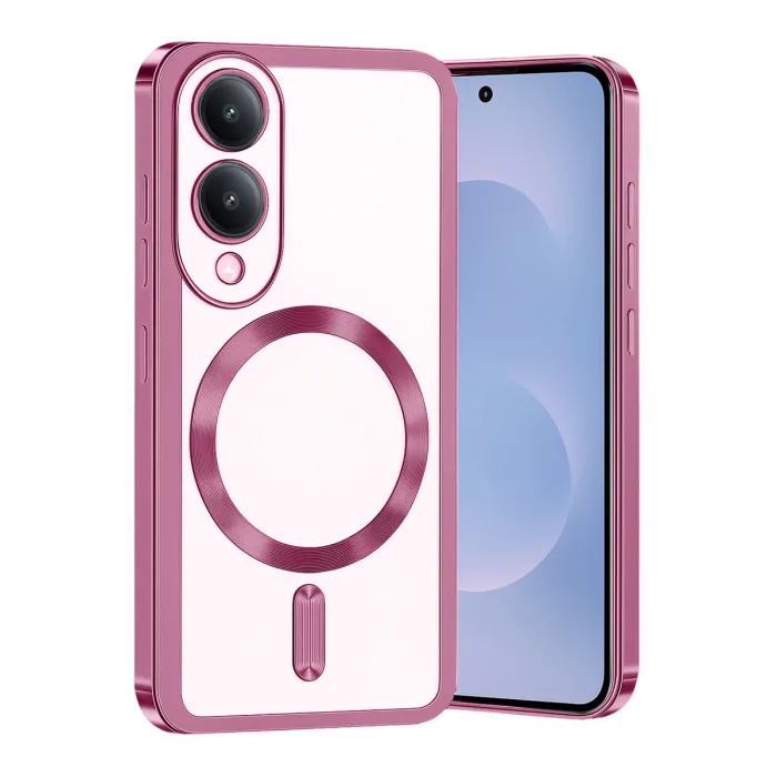 Samsung Galaxy S25 Edge Kross Magneticsafe Kapak - Rose