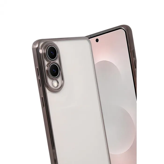 Samsung Galaxy S25 Edge Razer Lensli Silikon - Titan Gri