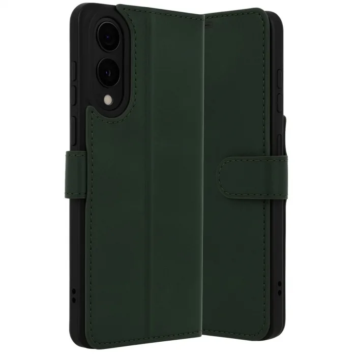 Samsung Galaxy S25 Edge Trend S Plus Kapaklı Kılıf - Koyu Yeşil