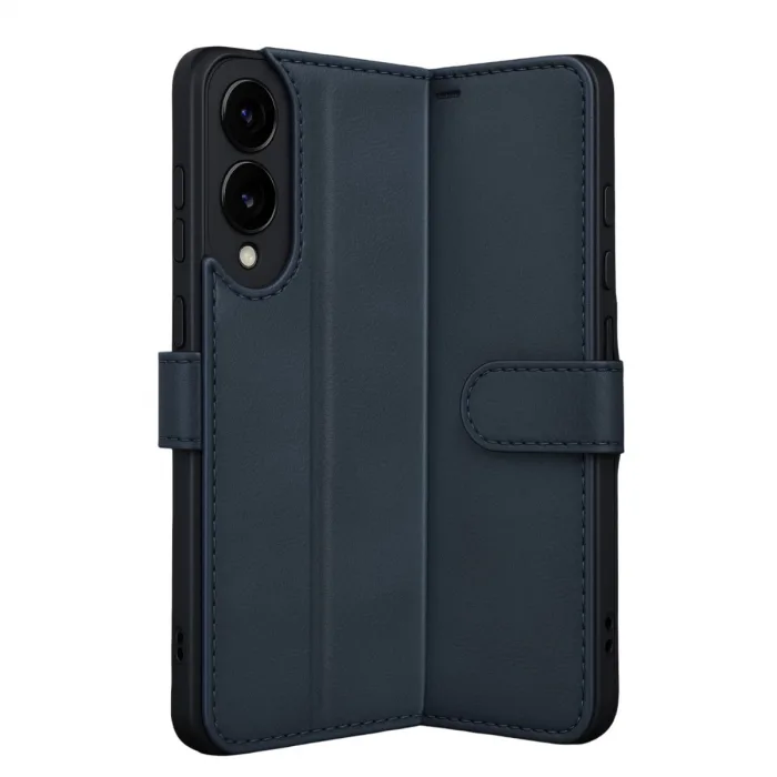 Samsung Galaxy S25 Edge Trend S Plus Kapaklı Kılıf - Lacivert