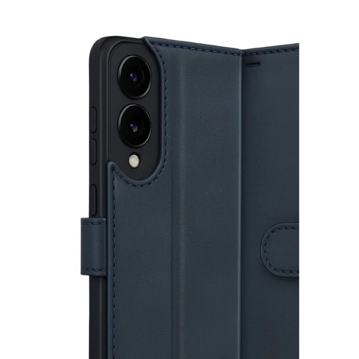 Samsung Galaxy S25 Edge Trend S Plus Kapaklı Kılıf - Lacivert
