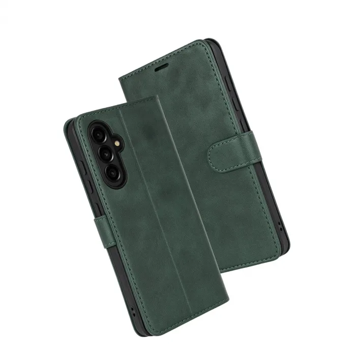 Samsung Galaxy S25 Fe Trend S Plus Kapaklı Kılıf - Yeşil