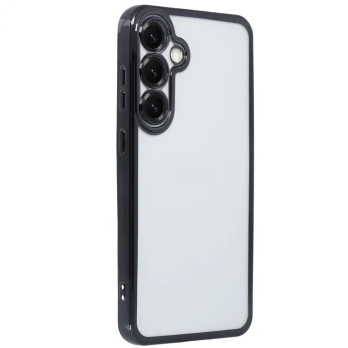 Samsung Galaxy S25 Kılıf Razer Lensli Silikon - Siyah