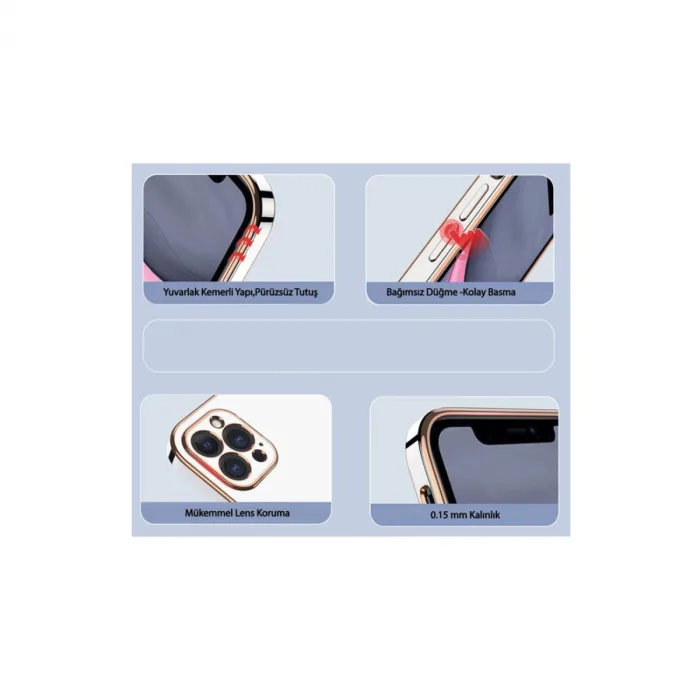 Samsung Galaxy S25 Plus Kılıf Volet Silikon - Pembe