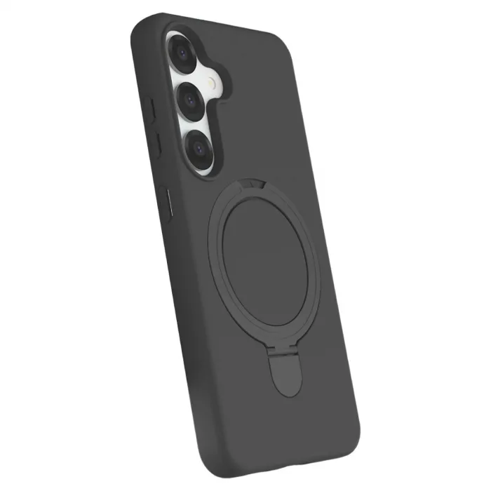 Samsung Galaxy S25 Regal Magsafe Standlı Kapak - Titan Gri