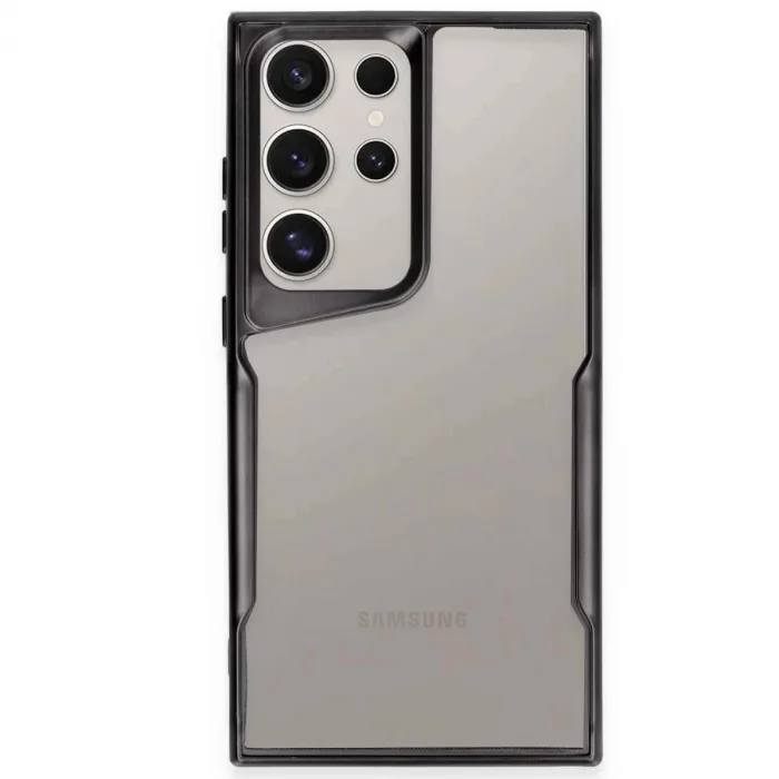 Samsung Galaxy S25 Ultra Kılıf Boyi Silikon Kapak - Siyah