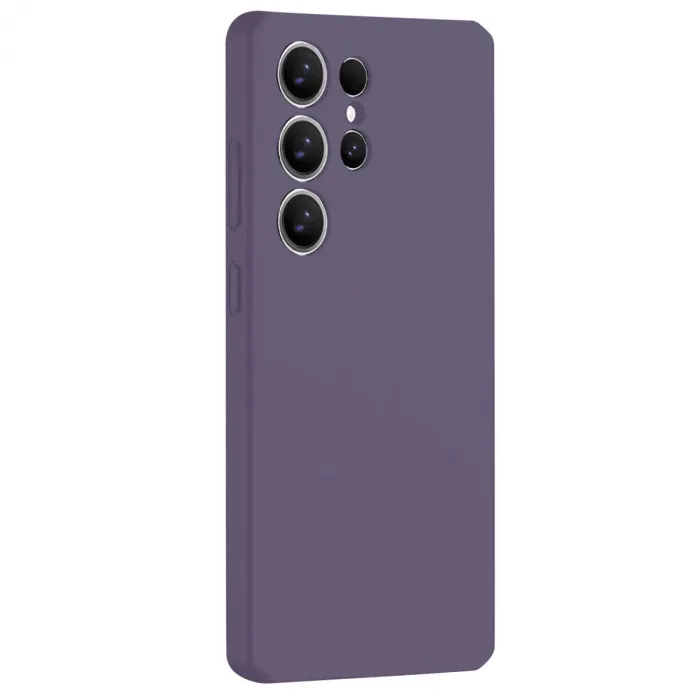 Samsung Galaxy S25 Ultra Kılıf Nano İçi Kadife Silikon - Mor