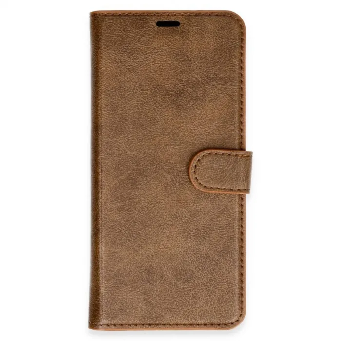 Samsung Galaxy S25 Ultra Kılıf Trend S Plus Kapaklı Kılıf - Taba