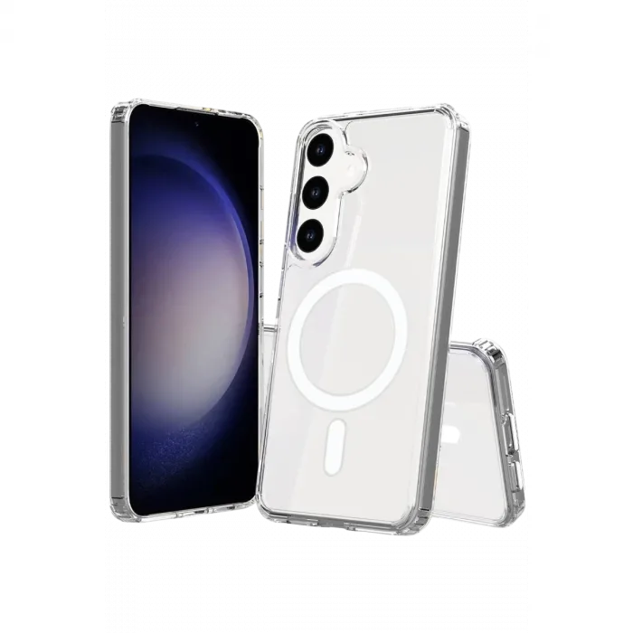 Samsung Galaxy S26 Plus Magneticsafe Şeffaf Silikon - Şeffaf